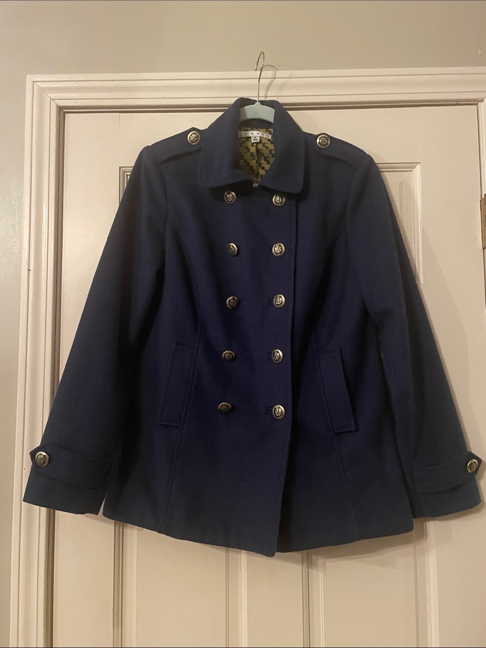Cabi—Vintage Nautical Style Wool Blend Jacket—Size Small